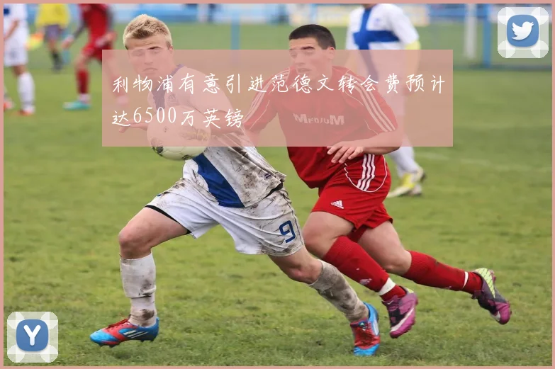 利物浦有意引进范德文转会费预计达6500万英镑